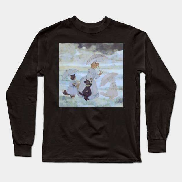 Rainy Long Sleeve T-Shirt by rt0no